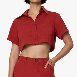 Cropped Button Down